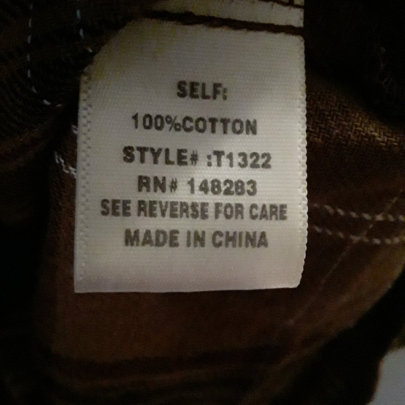 Hers&Mine Womens Plaid ButtonUp Shirt TieUp Waist - Picture 15 of 16